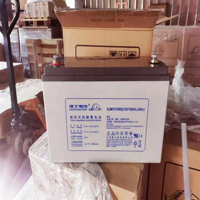 AGM12V100AH Ris Batterie sans entretien à l'acide de plomb pour le stockage d'énergie solaire et les UPS