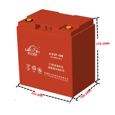 LEOCbatterie à acide de plomb 4-evf-1808v180ah pour véhicule touristique et véhicule sanitaire