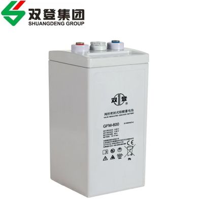 GFM-600 Batterie au plomb acide 2V600Ah 181 mm de largeur pour l'alimentation UPS et le stockage d'énergie solaire