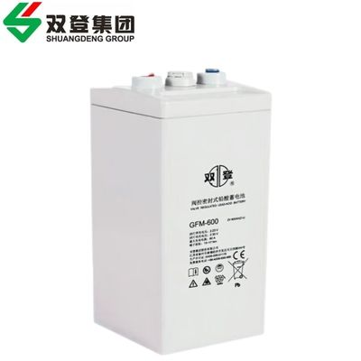 GFM-600 Batterie au plomb acide 2V600Ah 181 mm de largeur pour l'alimentation UPS et le stockage d'énergie solaire