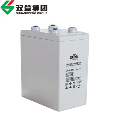 Shuangdeng GFM-800 2V800Ah batterie au plomb pour le système de stockage d'énergie solaire