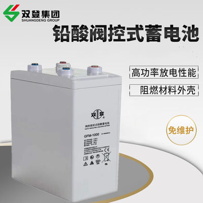 Batterie au plomb à haute capacité 2V1000Ah pour le système éolien