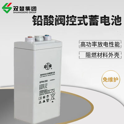 Plaque de remplacement Shuangdeng GFM-200 pour batterie au plomb à acide 2V200Ah Hauteur totale 365 mm