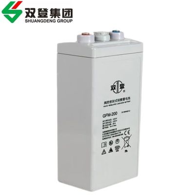 Plaque de remplacement Shuangdeng GFM-200 pour batterie au plomb à acide 2V200Ah Hauteur totale 365 mm