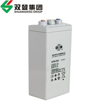 Plaque de remplacement Shuangdeng GFM-200 pour batterie au plomb à acide 2V200Ah Hauteur totale 365 mm