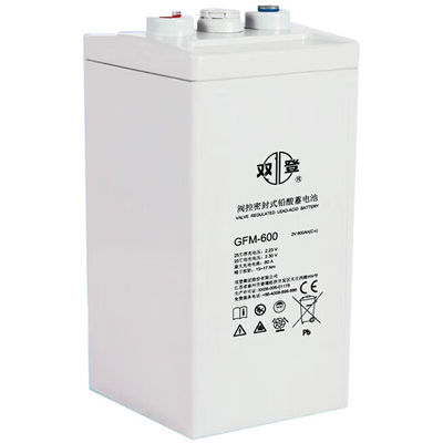 Puissante batterie 2V600Ah pour équipement médical et alimentation UPS de Shuangdeng GFM-600