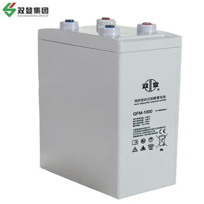 GFM-1000 Batterie au plomb 2V1000Ah pour système de sécurité électrique Largeur 181mm Longueur 370mm