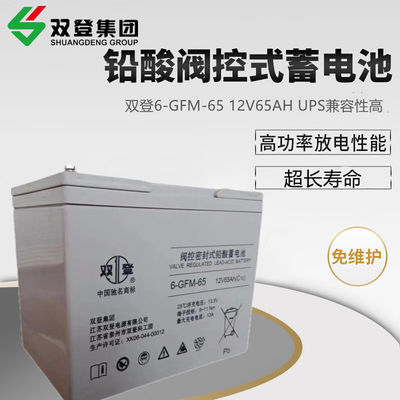 Shoto/6-GFM-65 Batterie au plomb acide 12V65AH pour la communication et le stockage d'énergie solaire