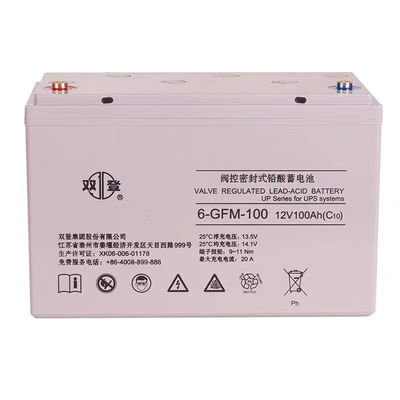 AGM 12V100Ah Shoto 6-GFM-100 batterie au plomb pour le stockage et la communication de l'énergie solaire