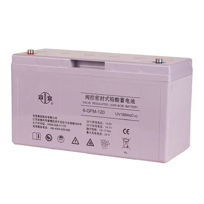 Batterie au plomb à acide 6-GFM-120 rechargeable 12V120AH pour le système d'alimentation UPS