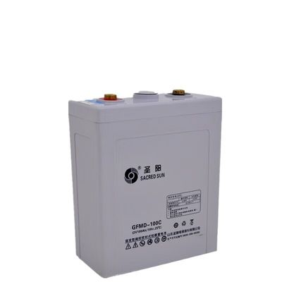 65 mm de largeur Sacred Sun GFMD-100C 2V100Ah batterie au plomb pour communication électrique UPS