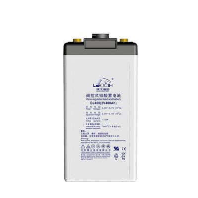 175 mm de largeur Leoch batterie DJ400 batterie au plomb acide 2V400Ah pour la communication et solaire
