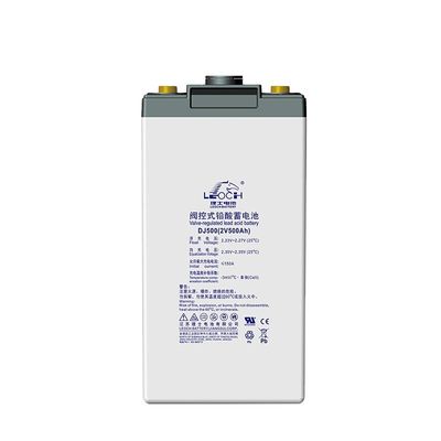 500Ah C10 Leoch batterie DJ500 batterie au plomb acide pour le système de stockage d'énergie solaire