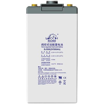 500Ah C10 Leoch batterie DJ500 batterie au plomb acide pour le système de stockage d'énergie solaire