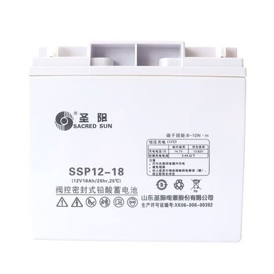 Sacred Sun SP12-18 12V18Ah batterie pour le système de stockage d'énergie solaire et d'alimentation UPS stable