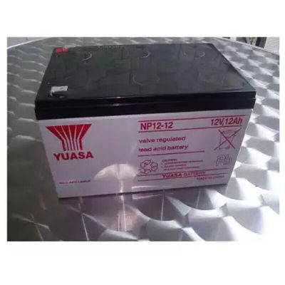 Batterie à acide plomb durable Yuasa NP12-1212V12AH pour l' alimentation en urgence et les communications