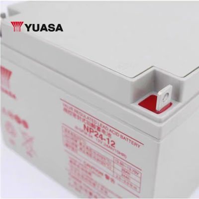 Batterie Yuasa NP24-1212V24AH pour l'éclairage durable et les applications d'énergie solaire