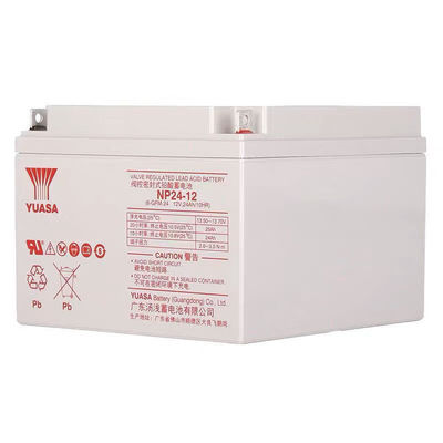 Batterie Yuasa NP24-1212V24AH pour l'éclairage durable et les applications d'énergie solaire