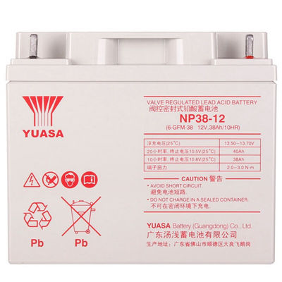 Batterie AGM NP38-1212V38Ah pour les communications, l'alimentation électrique, l'éclairage et l'énergie solaire
