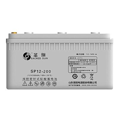 Communication électrique essentielle régénération solaire sacrée SP12-200 batterie pour système éolien