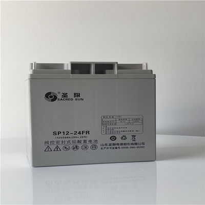 Batterie au plomb-acide SP12-24 à haute capacité régulée par le soleil sacré 12V24Ah pour l'alimentation de secours
