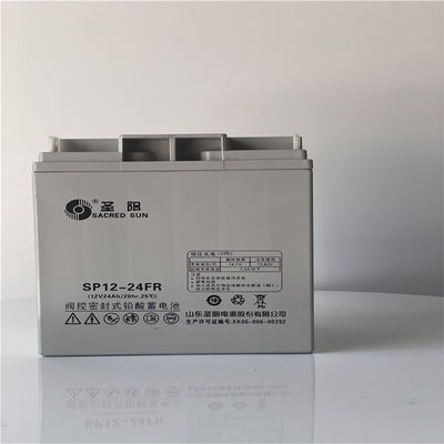 Batterie au plomb-acide SP12-24 à haute capacité régulée par le soleil sacré 12V24Ah pour l'alimentation de secours