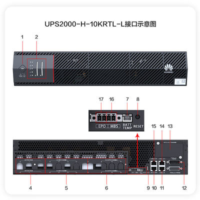 Huawei UPS2000-A-6KTTL-TT 6KVA-6KW batterie externe pour rack de 19 pouces et en ligne