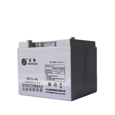 Largeur 165 mm Sacred Sun SP12-40 Batterie au plomb acide 12V40Ah pour le système de communication