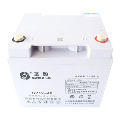Largeur 165 mm Sacred Sun SP12-40 Batterie au plomb acide 12V40Ah pour le système de communication