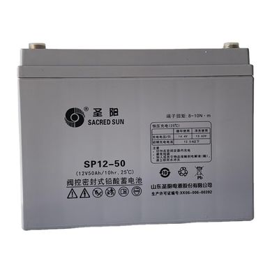 Puissante batterie au plomb-acide SP12-50 pour le système de stockage d'énergie solaire