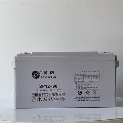 Sacred Sun batterie au plomb rechargeable 12V80Ah pour alimentation UPS et stockage d'énergie solaire