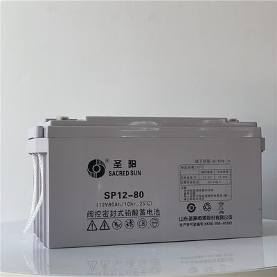 Sacred Sun batterie au plomb rechargeable 12V80Ah pour alimentation UPS et stockage d'énergie solaire