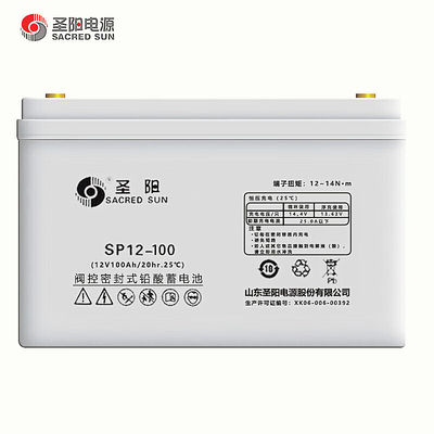 Plage de température applicable -15 C-45 C Sacred Sun SP12-100 Batterie pour les systèmes électriques