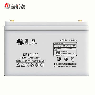 Plage de température applicable -15 C-45 C Sacred Sun SP12-100 Batterie pour les systèmes électriques