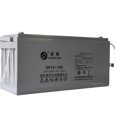 Sacred Sun régulé par SP12-150 batterie au plomb acide 12V150Ah pour la communication électrique UPS