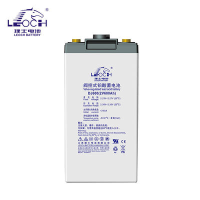 2V600Ah Leoch batterie DJ600 pour les systèmes de stockage d'énergie solaire de communication d'alimentation UPS