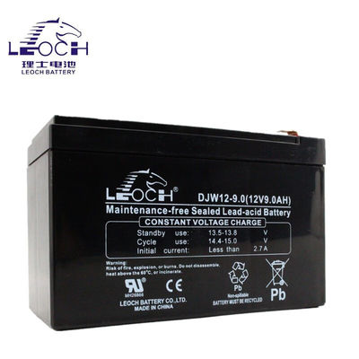 Matériau du conteneur ABS Leoch DJW12-9.0 Batterie au plomb acide 12V9Ah pour alimentation électrique Eps