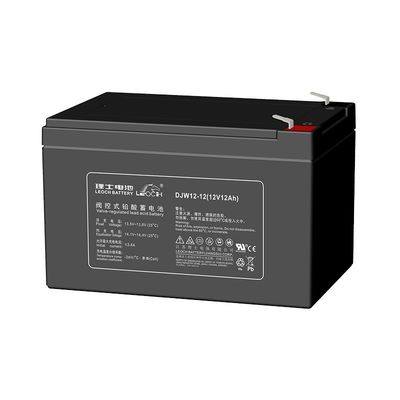 Batterie Leoch DJW12-12 12V12Ah Batterie au plomb acide pour la communication et la sauvegarde durable