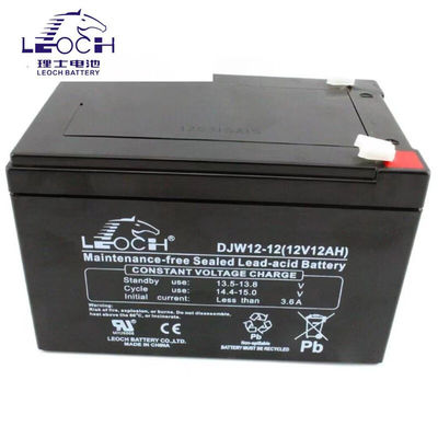 Batterie Leoch DJW12-12 12V12Ah Batterie au plomb acide pour la communication et la sauvegarde durable