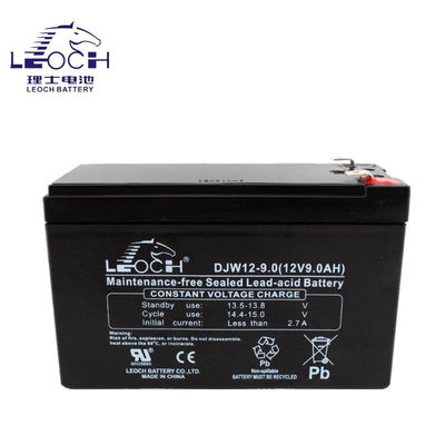 Résistant ABS Container Leoch Batterie DJW12-9.0 12V9Ah pour le système d'alimentation de la salle de machines UPS