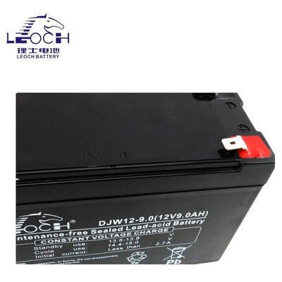 Résistant ABS Container Leoch Batterie DJW12-9.0 12V9Ah pour le système d'alimentation de la salle de machines UPS