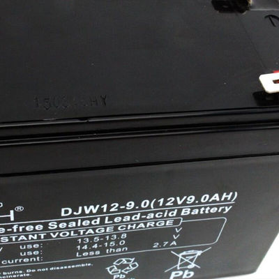 Résistant ABS Container Leoch Batterie DJW12-9.0 12V9Ah pour le système d'alimentation de la salle de machines UPS