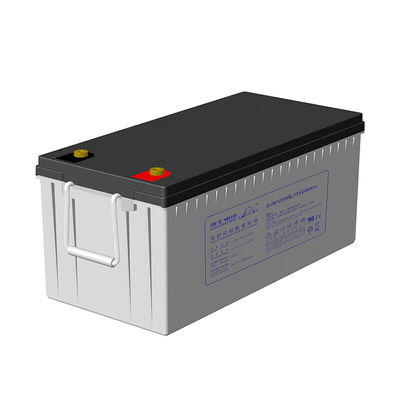 12V200Ah Leoch batterie DJM12200S pour le système de stockage d'énergie solaire et l'alimentation UPS