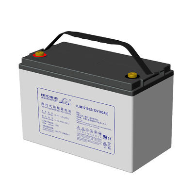 Max.Current de charge 25A 12V100Ah Batterie au plomb acide pour système d'alimentation en énergie solaire