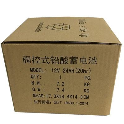 Batterie au plomb 12V24Ah pour communication électrique UPS stockage d'énergie solaire DJW12-24s