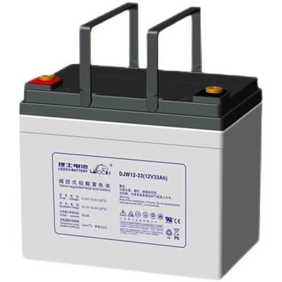 130±1mm largeur batterie Leoch DJW12-33 batterie au plomb acide 12V33Ah pour le système d'énergie solaire